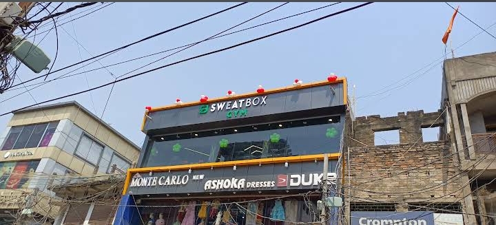 Sweatbox Gym exterior storefront in Motihari