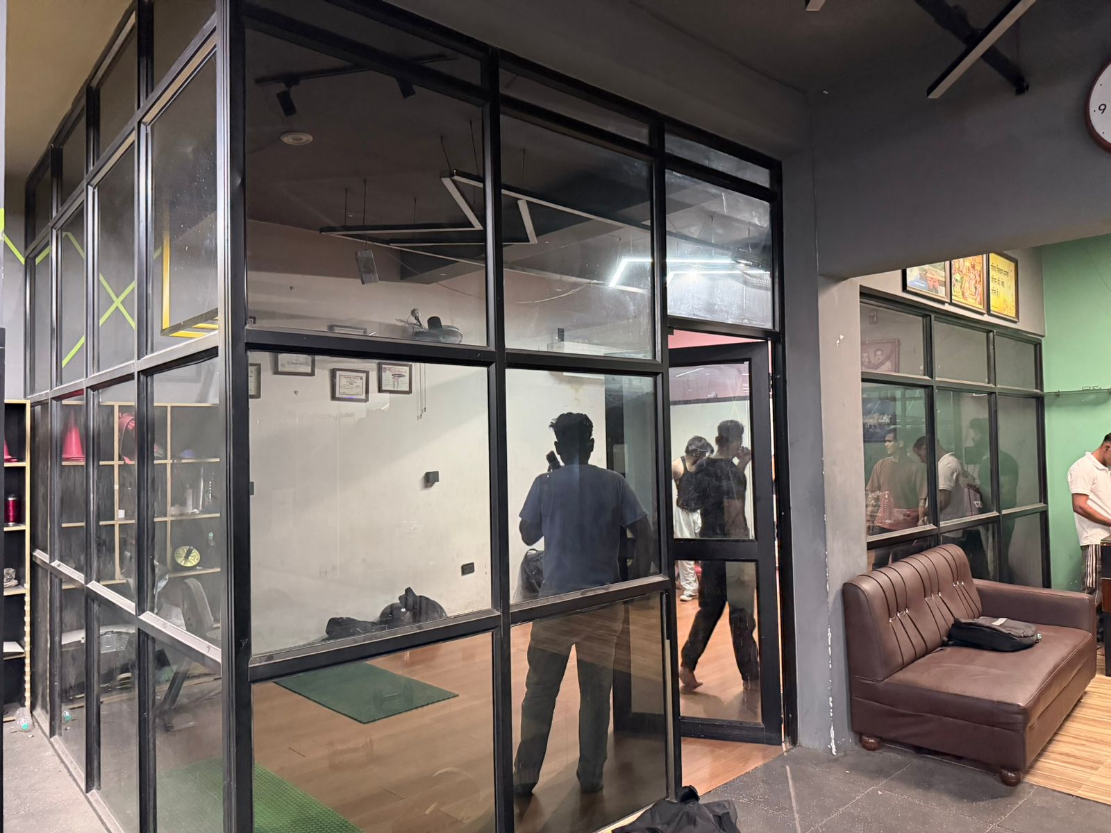 Sweatbox Gym reception lounge
